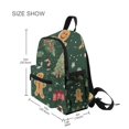 thumbnail image 3 of FORMRS School Backpack with Front Zippered Pocket 12" Student Travel Daypack, Christmas Gingerbread, 3 of 6