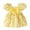 Yellow, variant on Landzoo One Baby & Toddler Girls' Print Princess Dress With Ruffled Hem Summer Casual Party Outfit For 1 3 Years Beautiful Cute Cozy Girl's Dress 2-3 Years
