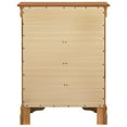 thumbnail image 5 of Glory Furniture Louis Phillipe Wood Veneer 4-Drawer Bedroom Chest in Oak, 5 of 5