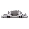 thumbnail image 4 of Edelbrock Intake Manifold 7577 RPM Air-Gap; 1500-6500 RPM Range; Dual-Plane; 4-Barrel Square-Bore Carburetor; Aluminum; Natural, 4 of 6