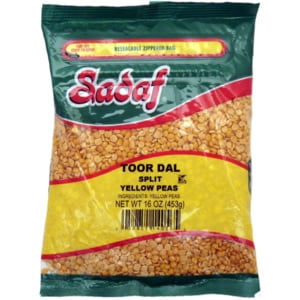 Sadaf Yellow Split Peas - Toor Dal 16 oz