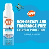 Off.com OFF! Insect Repellent Aerosol for Adults & Kids, Fragrance-Free Bug ...