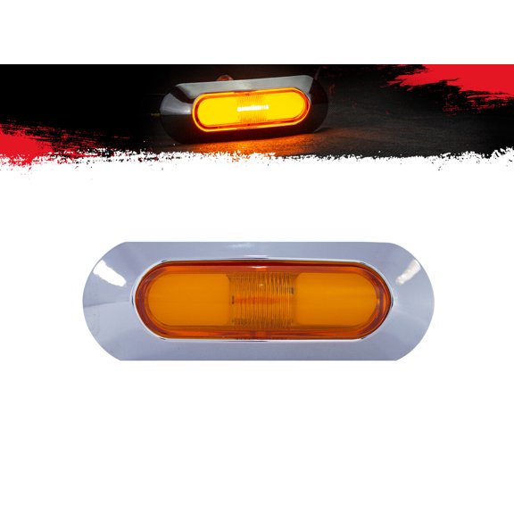 Plafón Lateral TUNELIGHT-RENOVATIO 2 Leds Luz Gel Ámbar Ovalado