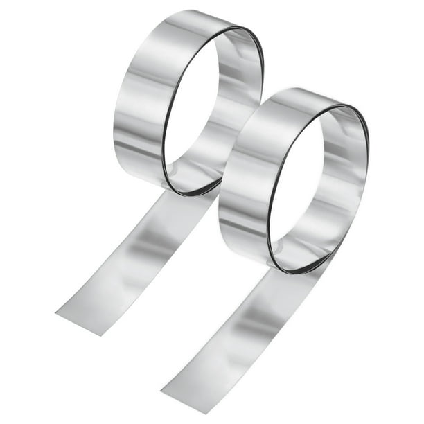 Uxcell 2-Pack Sellado de Aluminio, Rollos de Sellado de Aluminio de 3.3 pies x 0.8" x 0.012"