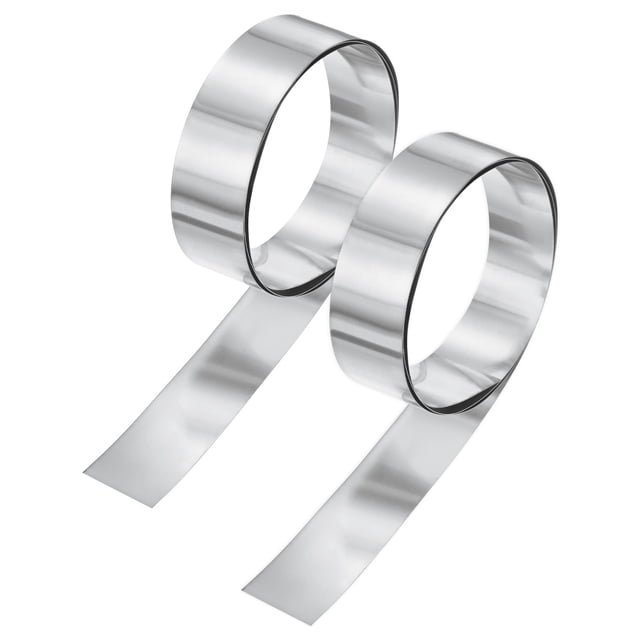 Uxcell 2-Pack Sellado de Aluminio, Rollos de Sellado de Aluminio de 3.3 pies x 0.8" x 0.012"