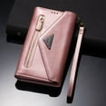 thumbnail image 5 of Wallet Case for Samsung Galaxy A54 5G for Women, Shoulder Crossbody Purse Handbag Neck Strap Lanyard Cover with ID Card Holder Phone Case for Samsung Galaxy A54 5G XK Rose Gold, 5 of 18