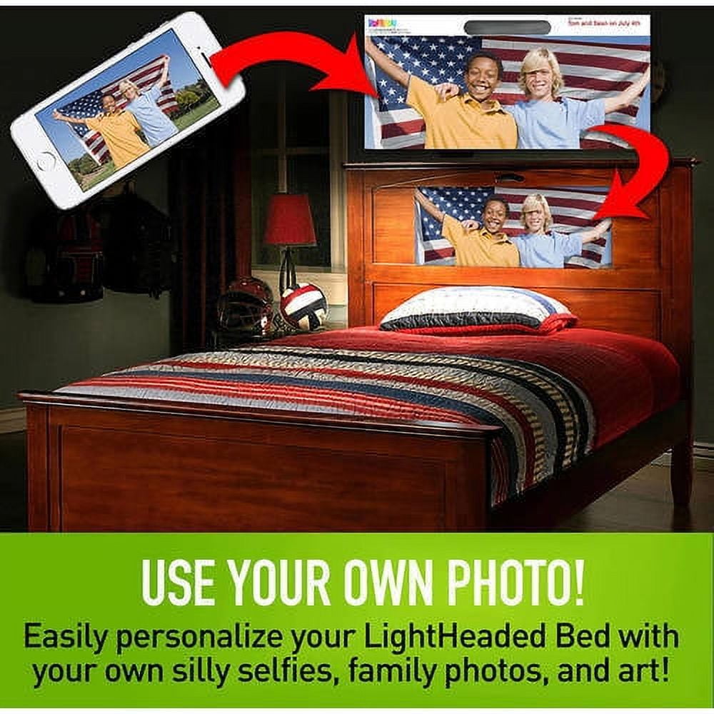 LightHeaded Beds Canterbury Full Bed, Chestnut