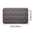 thumbnail image 3 of AZXY Bath Mats for Bathroom Floor,Washable Bathroom Rug,Plush Bathroom Mats,Absorbent Non Slip Bath Rugs Clearance, 3 of 7