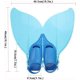thumbnail image 2 of Mermaid Fins Monofin Aletas de buceo para niños Natación Aletas de natación JFHHH pequeña, 2 of 5