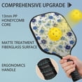 thumbnail image 2 of Pickleball Paddles Set,Pioneer Flower Floral Print Pattern Fiberglass Surface Pickleball Racket Set with 2 Indoor Outdoor Pickleball Balls and Pickleball Bag,Pickle-ball Equipment, 2 of 6