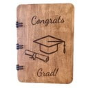Wooden Graduation Greeting Card 4x6 Picture Frame, Engraved Keepsake Card, Graduation Gift