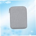 thumbnail image 3 of Supvox Data Cable Storage Bag Grey Polyester Electronics Protection Daily Use 1Pack, 3 of 8