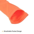 thumbnail image 4 of Size M Soccer Shin Guard Socks, Breathable Sleeves for Running, Orange 4 Pack, 4 of 5