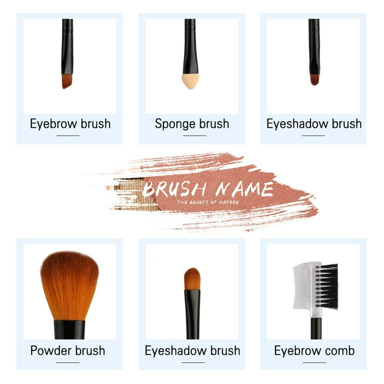 Eyeshadow Brush Set Blending Brushes - Eye Makeup Brushes Eyeshadow Kit -  Smoky Eye Brush Set - For Shading or Blending of Eye Shadow Cream Powder