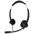 thumbnail image 3 of Auriculares Comerciales de 2.5 mm, Protección Auditiva de Voz Clara Auriculares Al Cliente Binaural para Empresas para Hospitales Para Servicios de Asesoramiento Telefónico, 3 of 7
