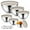 Khaki, variant on Mixing Bowls with Lids Set of 9, Vesteel Stainless Steel Mixing Bowls Metal Nesting Salad Bowls Attach with 3 Graters for Kitchen Grating/ Shredding, Size 4.6, 2.6, 2, 1.5, 1, 0.7 QT - Black
