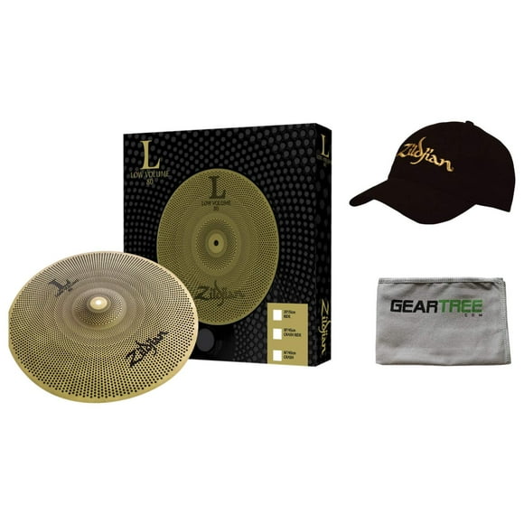 Cymbal Zildjian L80 Splash de bajo volumen, 25 cm, con accesorios