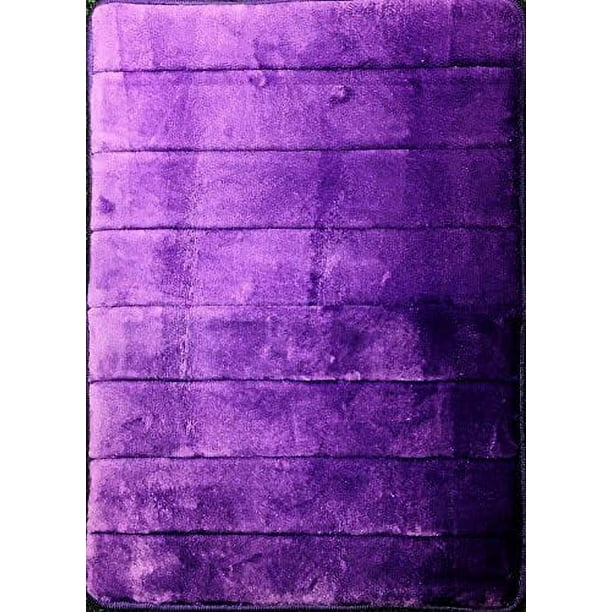 Purple Memory Foam Mat For Kitchen Or Bath Incredibly Soft