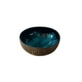 thumbnail image 2 of Coconut Bowls Decorative Bowl for Keys for Entryway Table Candy Bowl Decorative Bowls for Home Decor Coconut Storage Bowl for Candy Keys/Coconut Shell Bowl Blue, 2 of 3