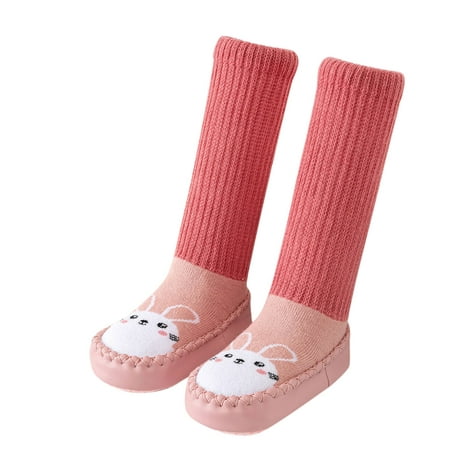 

Shoes For Kids Autumn And Winter Cute Children Toddler Shoes Flat Bottom Non Slip Long Tube Sock Shoes Warm And Comfortable