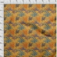 thumbnail image 4 of oneOone Polyester Spandex Yellow Fabric Tropical Leaf With Texture Craft Projects Decor Fabric Printed By The Yard 56 Inch Wide, 4 of 4