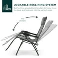 thumbnail image 5 of Best Choice Products Oversized Zero Gravity Chair, Folding Outdoor Patio Recliner w/ Cup Holder - Ice Gray, 5 of 8