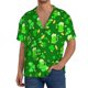 thumbnail image 1 of Fotbe St Patrick's Day2 Camisa Estampada de Manga Corta para Hombre, Casual de Verano, Estilo Playero, Sin Arrugas-X-Large, 1 of 5