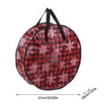 thumbnail image 3 of Christmas Wreath Storage Bag Home Textile Organizer Durable Holiday Container With Reinforced Handle For Xmas Decorations, 3 of 3