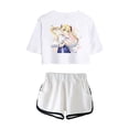 thumbnail image 2 of Henjin no Salad Bowl Tshirt&Shorts Fashion Merch Neval Short T-shirt Streetwear Anime Top and Shorts, 2 of 4