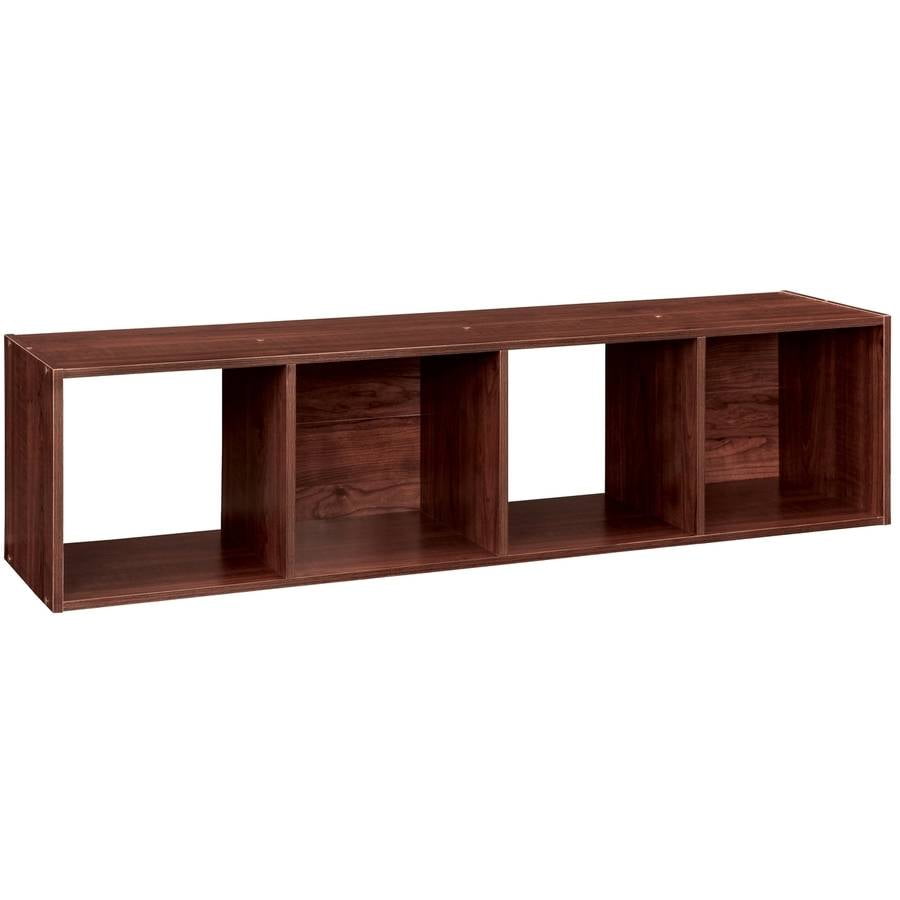ClosetMaid 4-Cube Organizer, Dark Cherry