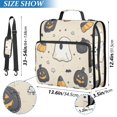 thumbnail image 2 of FORMRS Zipper Binder with Shoulder Strap 2-inch Ring 500 Sheet Capacity File Bag, Halloween Black Pumpkins, 2 of 5