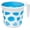 Blue, variant on Premium High Grade Plastic Duplex Designer Bathroom Bath Mugs Accessory, BPA free Bathing Mugs Camping Mug, Bathing Water Mug - 50 Ounce