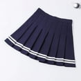 thumbnail image 3 of EIMELI Jupe Plissée Mini Décontractée pour Femmes Taille Haute Jupe Patineuse avec Shorts S-TTG, 3 of 9