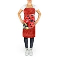 thumbnail image 2 of Carolines Treasures 8870APRON 27 H x 31 W. Punaise sur Tablier Rouge Foncé, 2 of 4