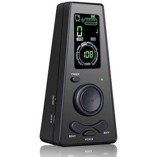 MetróNomo ElectróNico MetróNomo Digital MetróNomo Universal para Piano MetróNomo para Guitarra ViolíN Drum,Negro