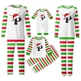 thumbnail image 1 of Dsscvnef Tenues Assorties pour la Famille Bébé Confortables et Décontractées Ensemble de Pyjama de Noël Assorti pour la Famille Impression Alphabet Col Rond Manches Longues Pantalons Longs Vêtements de Famille Pyjama Assorti de Noël, 1 of 7