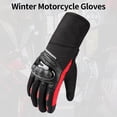 thumbnail image 3 of Winter Motorcycle Gloves Waterproof Cold Weather Motorcycle Gloves Warm Riding Gloves, 3 of 5