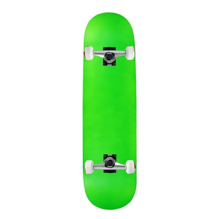 Moose Complete Skateboard Neon Green 8.25  Silver/White Assembled price history on PriceWatchPro