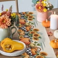 thumbnail image 4 of Thanksgiving Fall Table Runner, Autumn Thanksgiving Kitchen Dining Table Decoration for Home Party Decor 13x36 Inches, 4 of 9