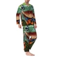 thumbnail image 2 of Sikiie Tree Frog Mens Pajama Set, Soft Warm Long Sleeve Sleepwear, Cozy Button-Down Pjs for Men-X-Large, 2 of 7