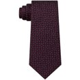 thumbnail image 1 of Kenneth Cole Mens Connect Square Self-tied Necktie, Red, One Size, 1 of 3