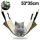 thumbnail image 1 of Hamaca colgante para gatos, hamaca para mascotas para jaula, cama ajustable para gatos, dos lados, cómoda/impermeable, almohadilla para dormir para gatos, perros pequeños, conejos u otros animales, 1 of 8