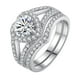 thumbnail image 1 of Conjunto Compromiso Circonita Anillo Accesorios Dama Moda Anillo Anillos, 1 of 6