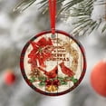 thumbnail image 3 of Ceramic Christmas Trees Ornaments, Christmas Tree Decoration, Cardinal A Very Merry Christmas, Christmas Gifts, Decorative Hanging Ornaments - Heart, 1 Pcs, 3 of 6