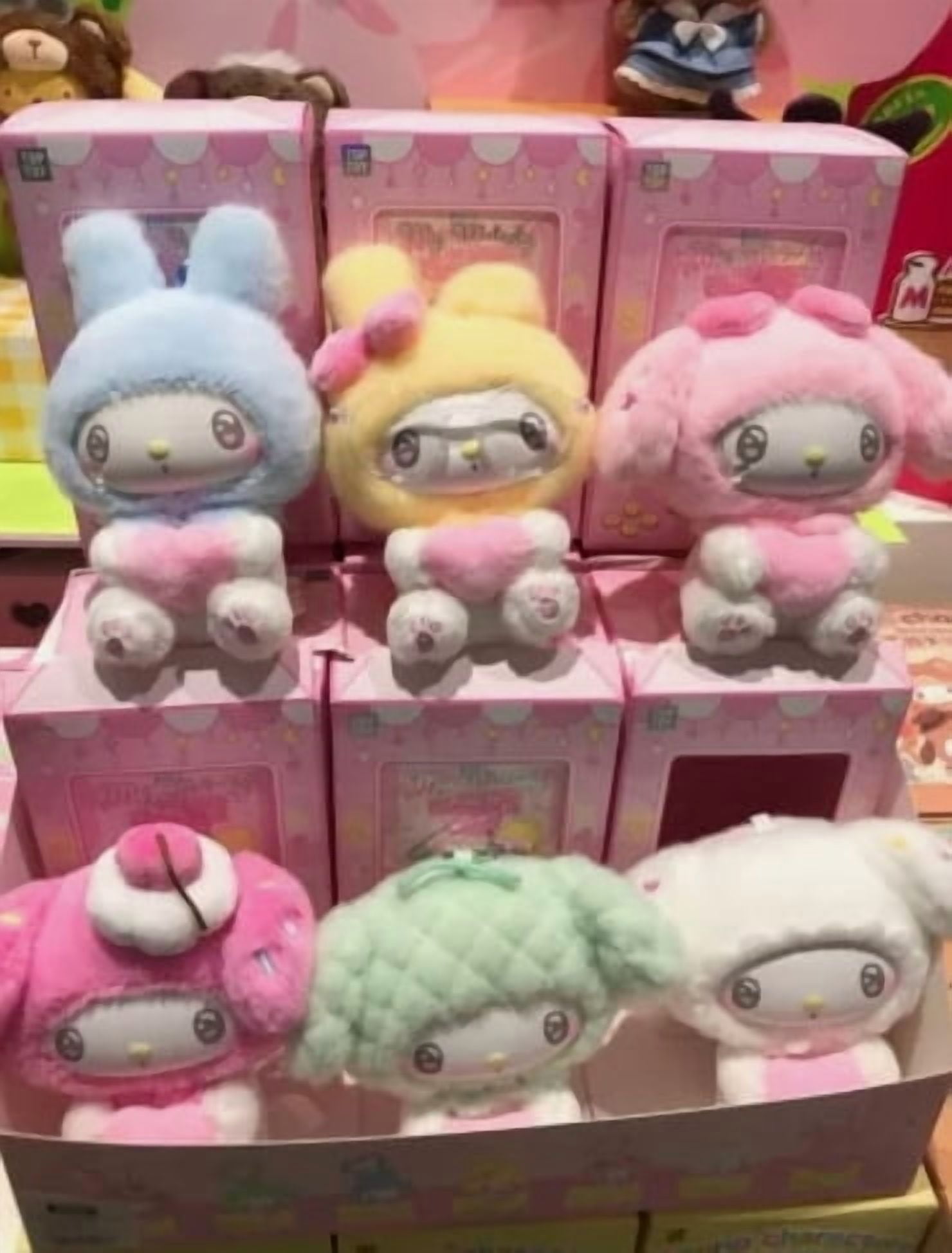 TOPTOY Sanrio My Melody 50th Anniversary Milk Candy Series Plush Blind Box Toy