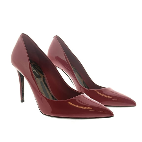 Dolce & Gabbana Red Patent Leather Classic Pumps-EU36.5 for womens