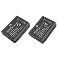 thumbnail image 1 of Batería de repuesto LP LP-E10 1600 mAh 7,4 V, paquete de 2 para Canon EOS, 1 of 9