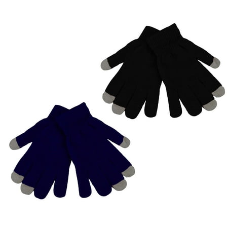 - 2 Pack Women's Texting Gloves Winter Knit Touch Screen Glove - iPhone Samsung
