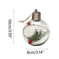 thumbnail image 3 of Christmas Led Transparent Christmas Ball Christmas Tree Pendant Glowing, 3 of 3