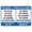 Warning Sign 2, variant on Bilingual Safety First Wash Hands Sign - 12×8 Inches, Aluminum Tin Warning Sign, Home Outdoor Garden Hygiene Safety Decor